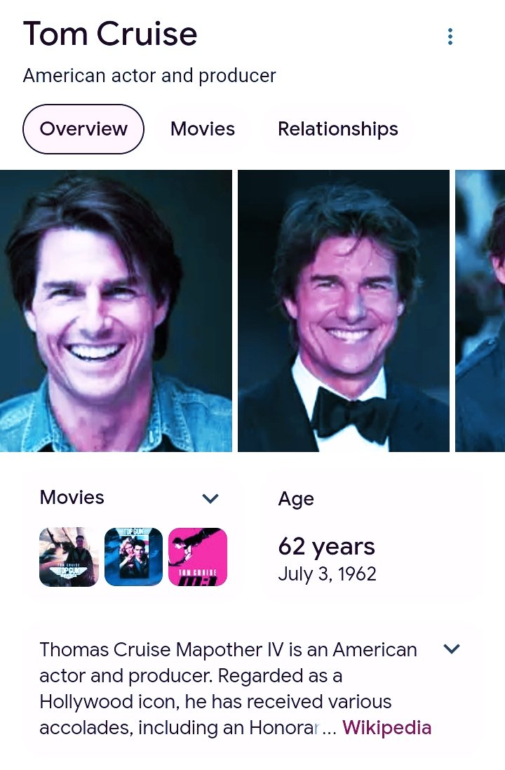 Tom cruise face symmetry