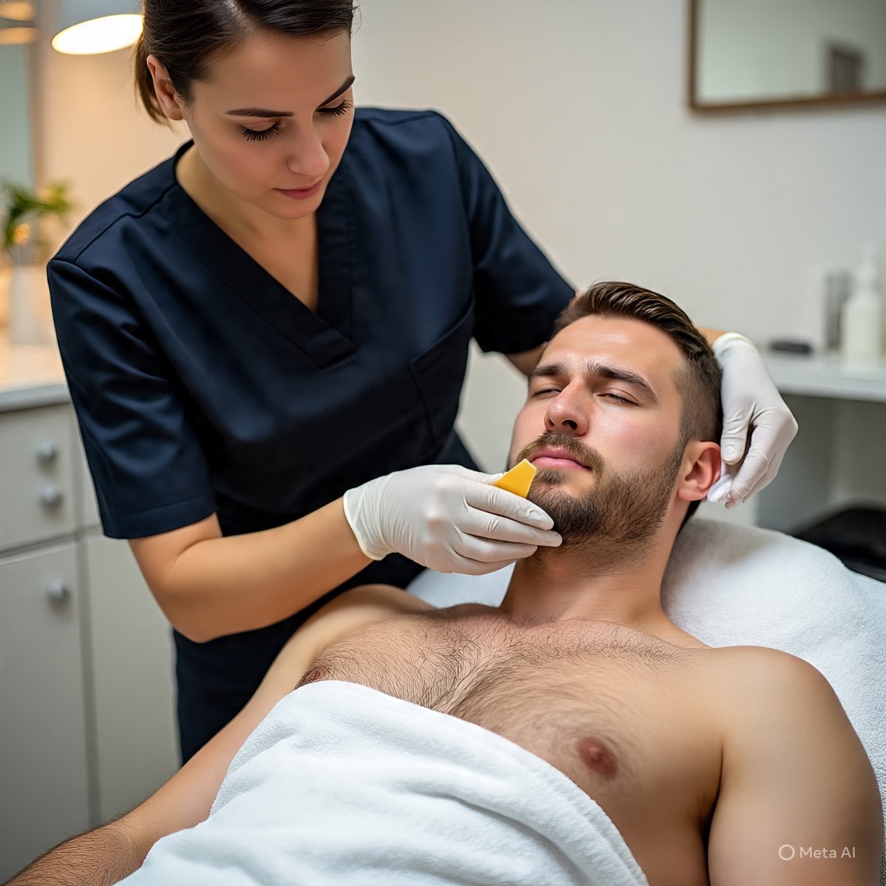 chest hair waxing