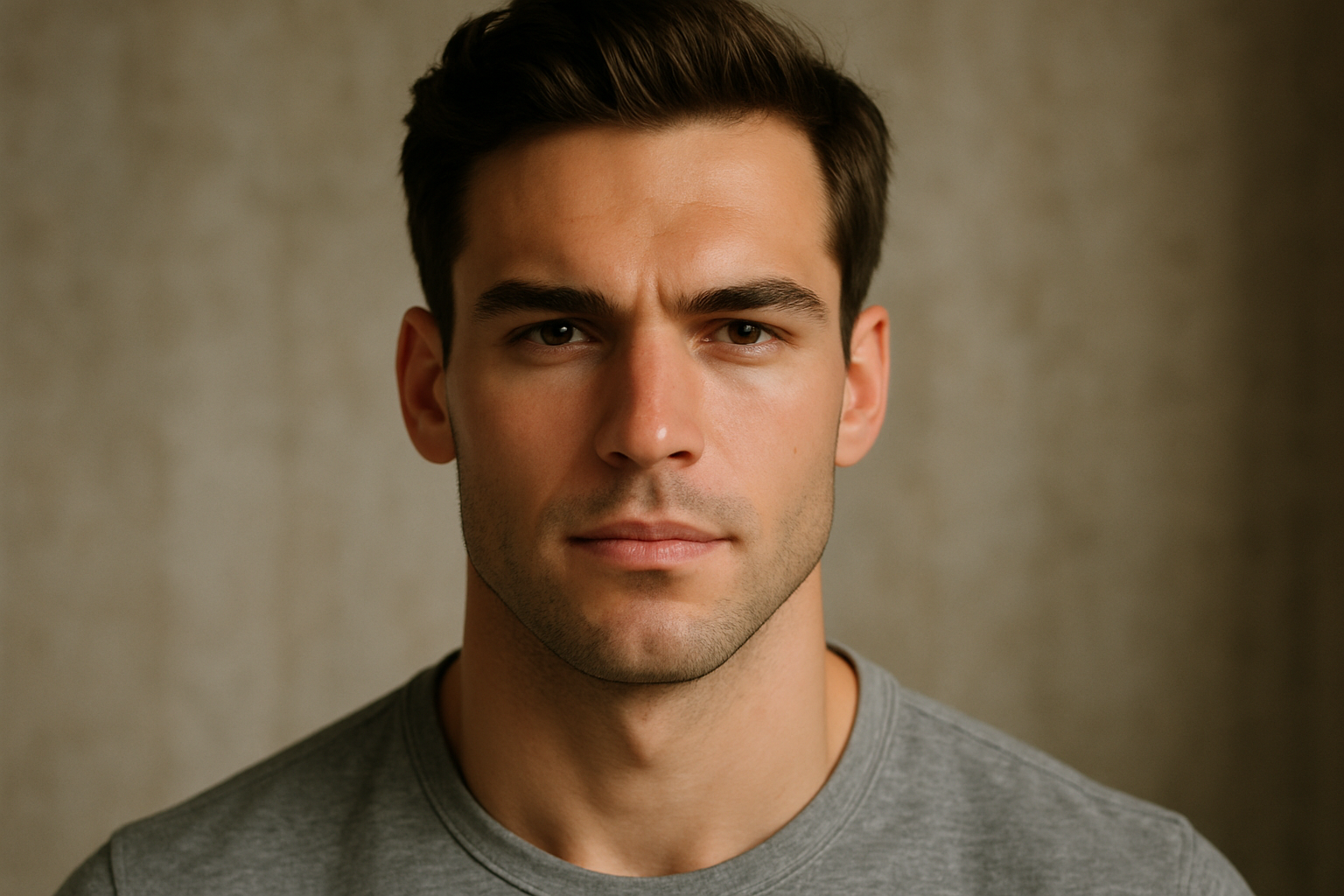 aesthetic male facial features