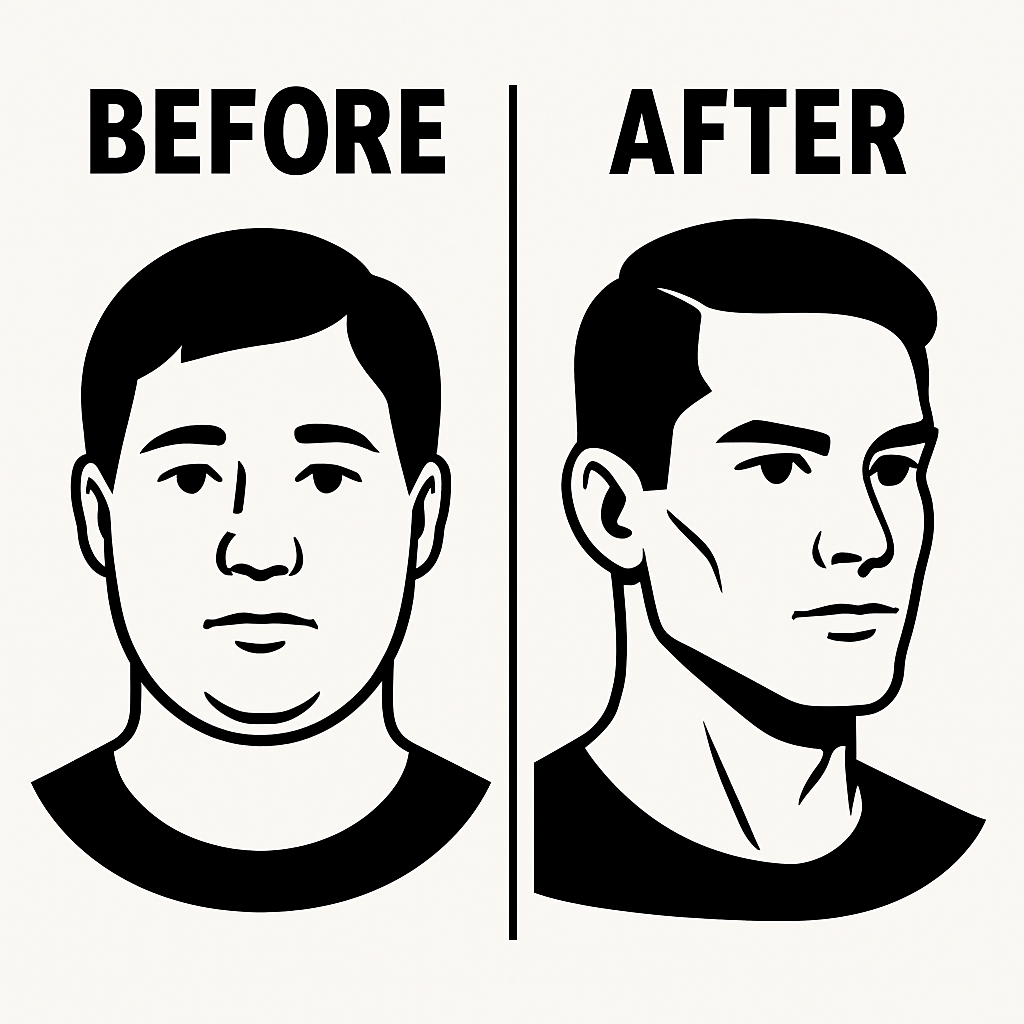 reduce facial asymmetry caused by uneven chewing, reduce facial asymmetry caused by uneven chewing