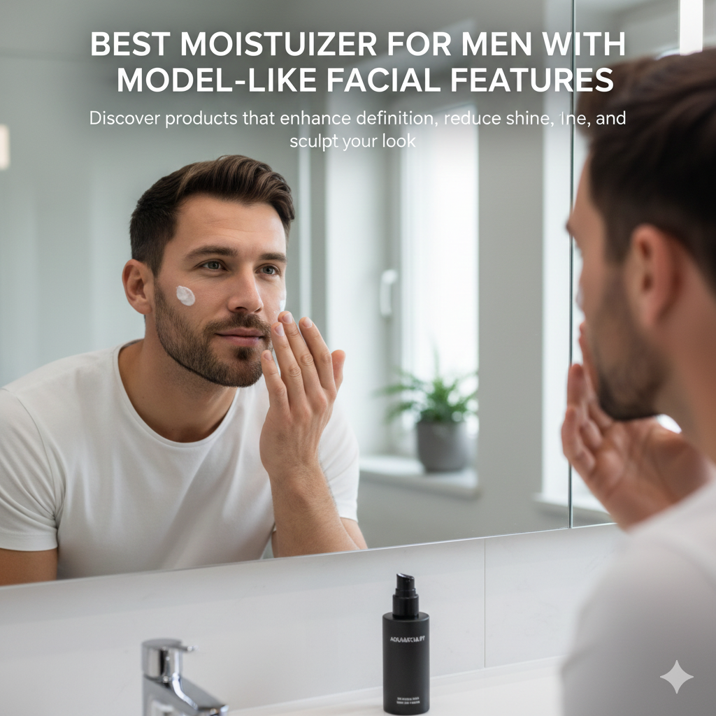 Best Moisturizer for Men with Model-Like Facial Features: Sculpting Your Skin