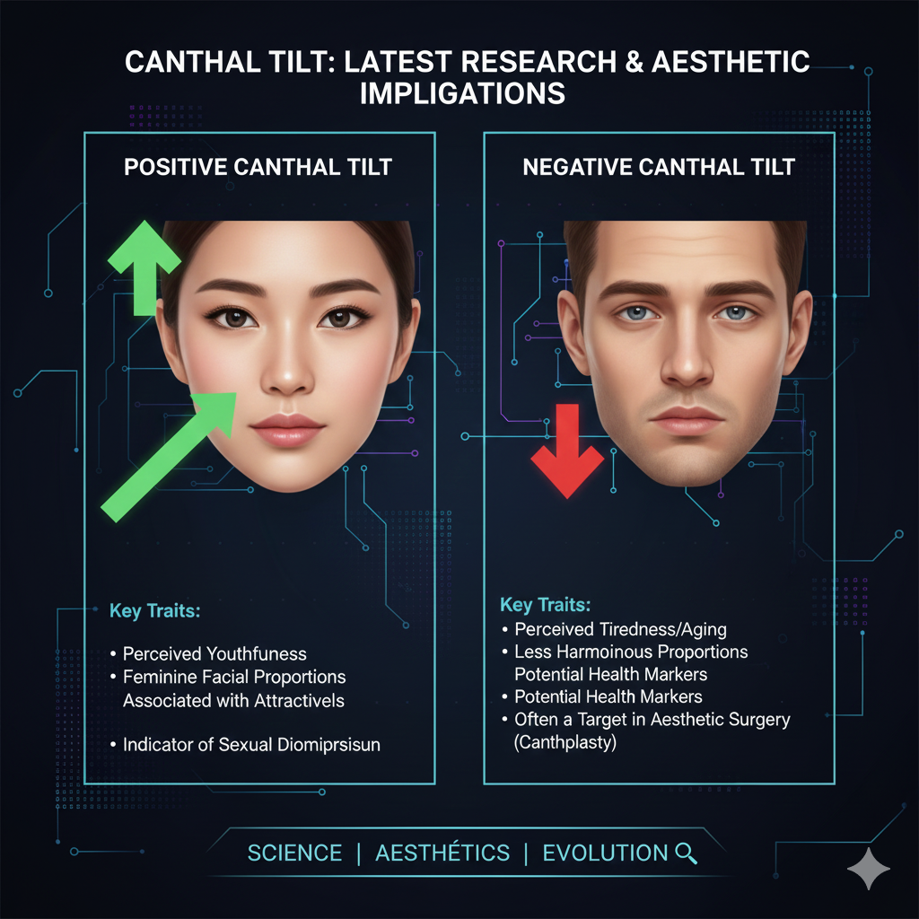 Positive Canthal Tilt vs. Negative: What It Means for Attractiveness and the Latest Aesthetic Science