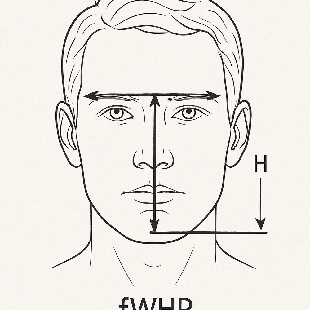 The Golden Metric: Understanding the Ideal Facial Width-to-Height Ratio for Male Models