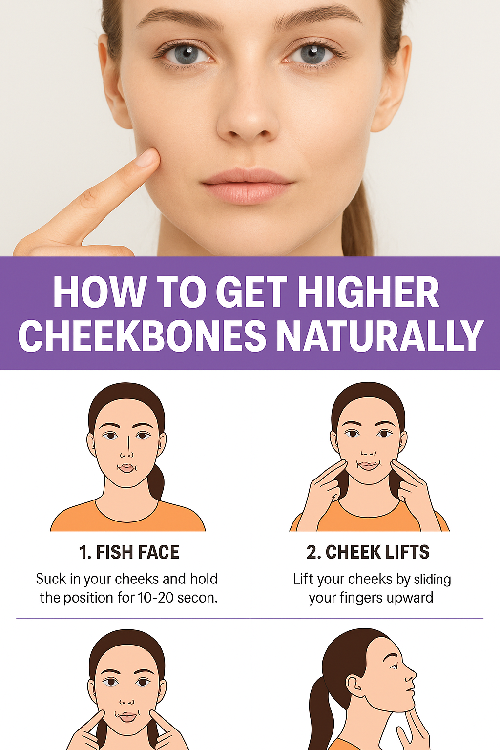 Discover safe, effective facial exercises, massage techniques, and lifestyle tips to naturally lift and define your cheekbones without surgery.